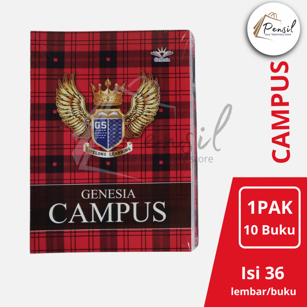 

Buku Tulis Campus 36 Lembar Isi 10buku/Pak