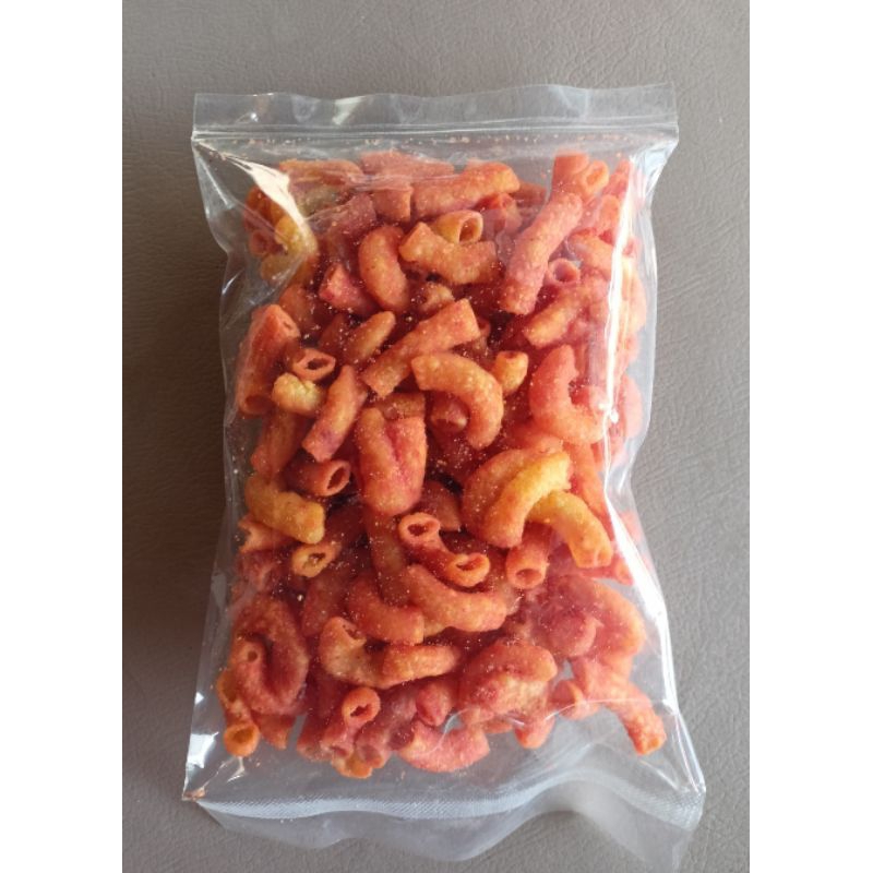 

Makaroni Bantet 100gr Pedas | Makaroni Renyah Pedas | Snack Ringan