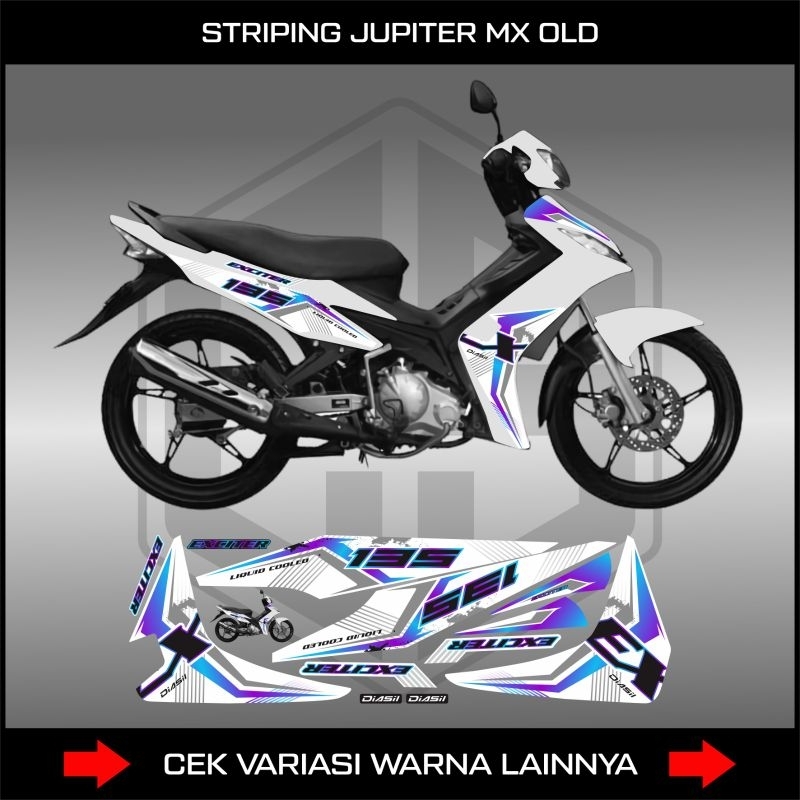 

Striping Jupiter mx Old Variasi Exciter / Stiker Motor Yamaha Jupiter Mx Lama
