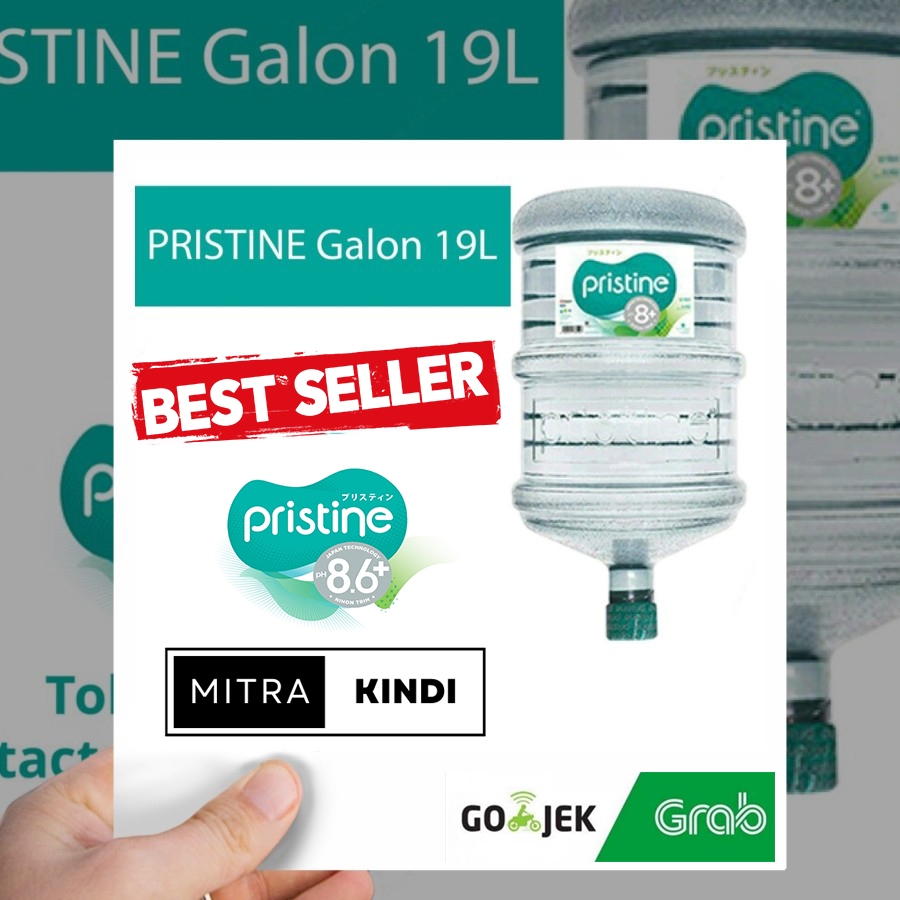 

PRISTINE GALON PH 8.6 + ISI 19 LITER