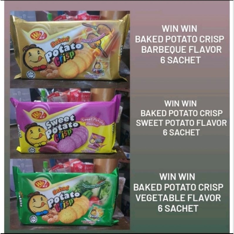 

Win2 Baked Potato Crisp / Win Win Roti Kentang Aneka Rasa HALAL