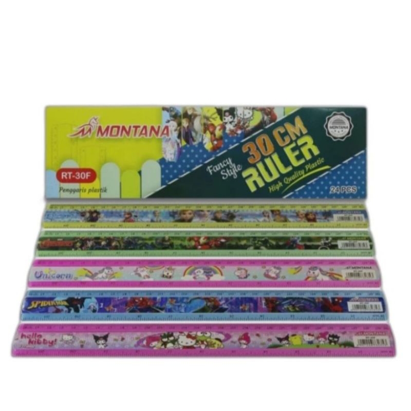 

Mistar | Ruller | Penggaris Fancy Montana RT-30F 30cm