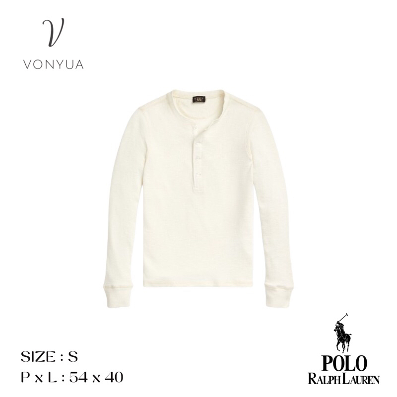 Polo Ralph Lauren Waffle Knit Cotton Henley