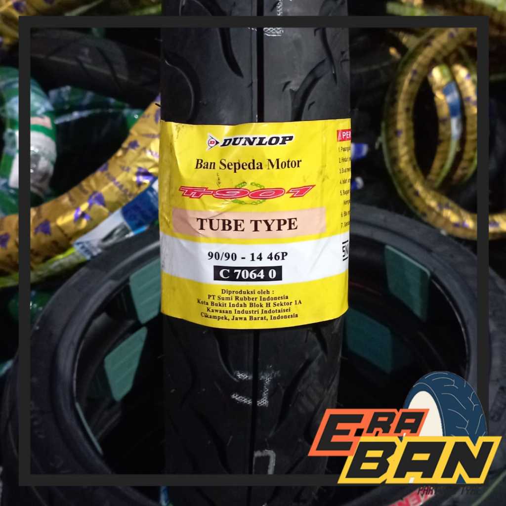 BAN LUAR DUNLOP TT 901 90 90 RING 14 TUBETYPE