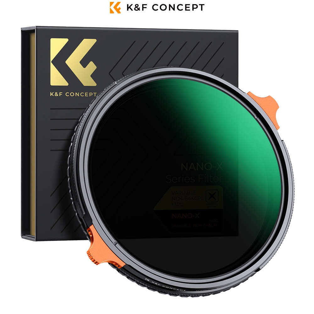 K&F Concept Filter Lensa 2in1 Filter CPL+ND4-64 Nano X Series
