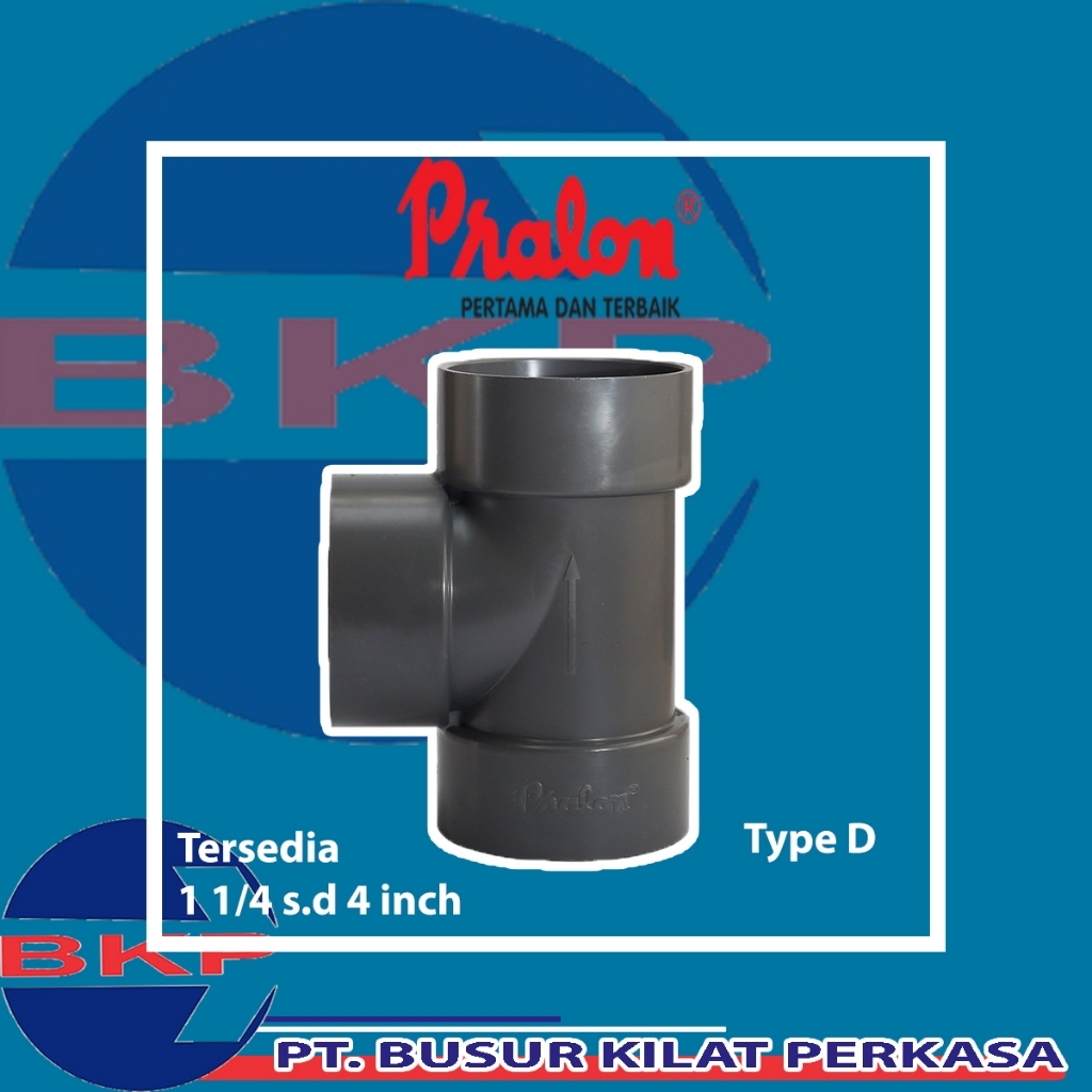 Tee Pvc 2 1/2 inch Pralon Class D