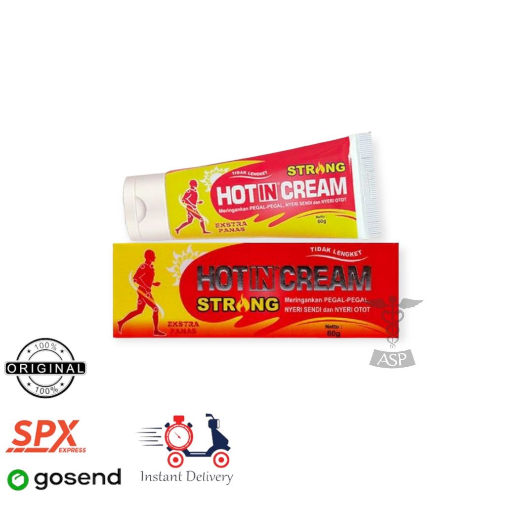 Hot In Cream Strong Tube 60 gr (Merah)