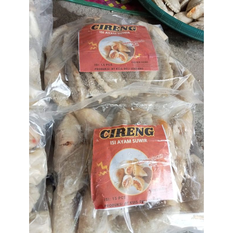 

Cireng 1000 isi ayam suwir pedas frozen