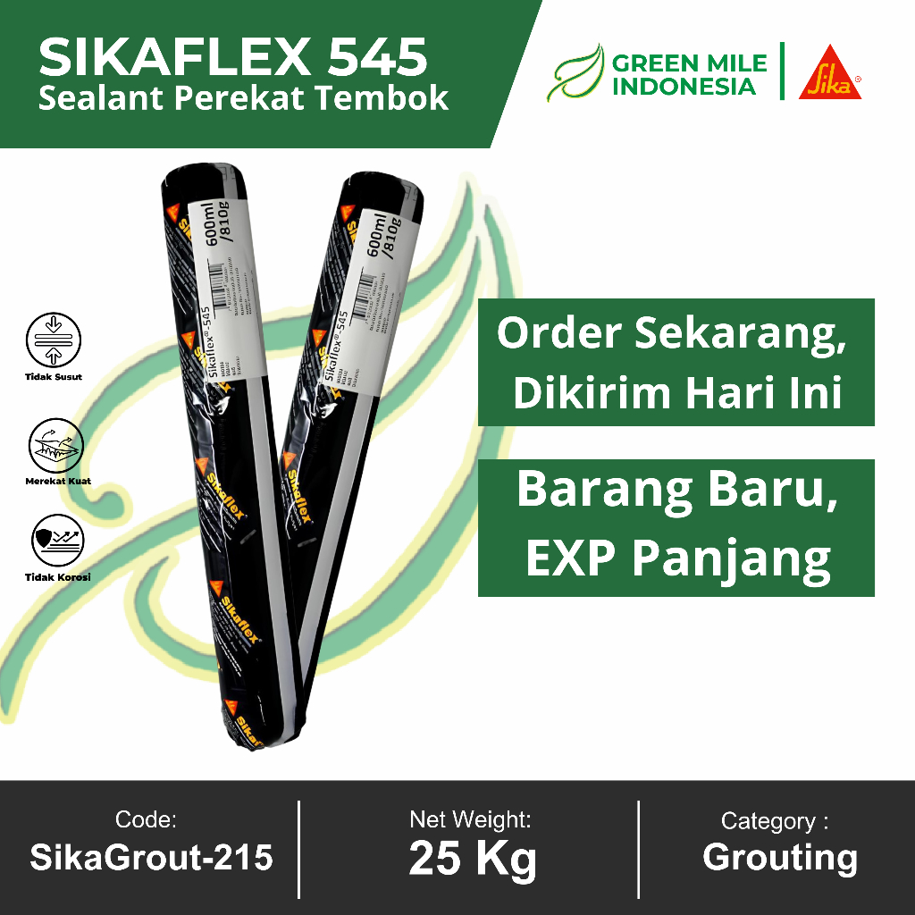 Sikaflex 545 | SIKA MAX TACK ULTRA Lem Tembok Silikon Sealant