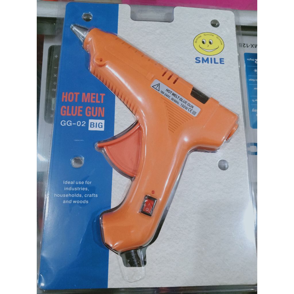 

Alat Lem Tembak / Glue Gun SMILE BESAR 100 Watt GG - 02 ON / OFF
