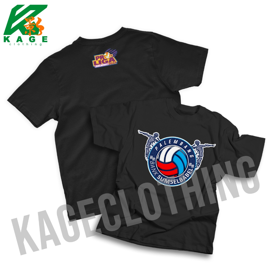 Kaos PALEMBANG BANK SUMSEL BABEL Tshirt baju distro cotton combed 30s UNISEX KAOS PLN MOBILE PROLIGA