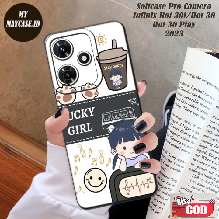 Case INFINIK HOT 30 Play Softcase HOT 30 pelindung Belakang HOT 30i Casing INFINIK HOT 30 Play  Peli