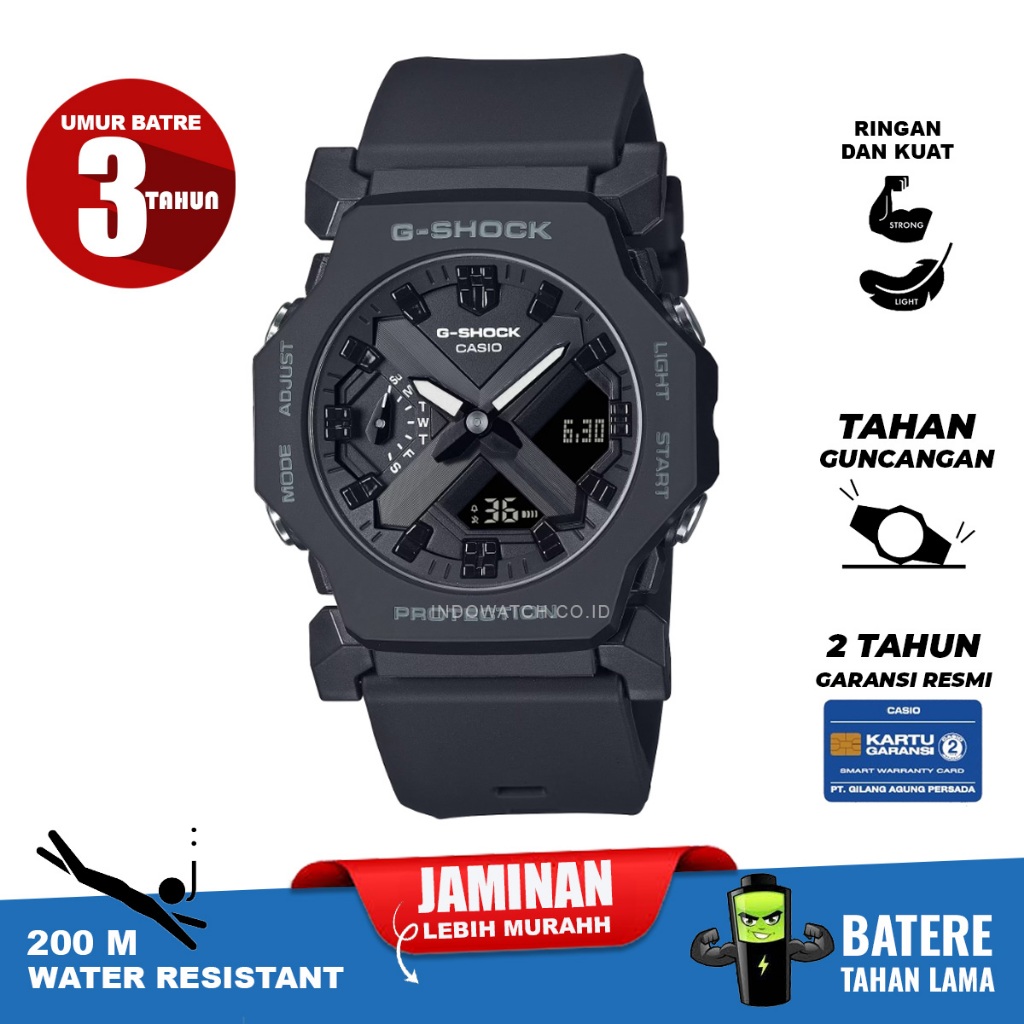 Casio G-Shock GA-2300-1A ga2300 ga 2300 original garansi resmi