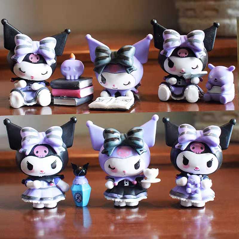 Cake Topper Kuromi | Figure Kuromi | Topper kue Kuromi | Action Figure Kuromi