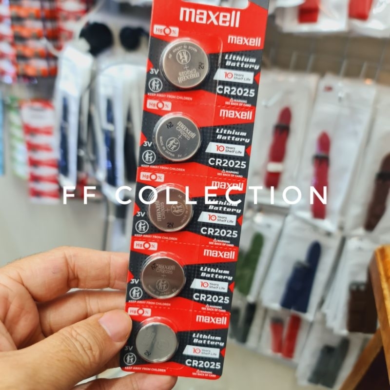 BATERAI MAXELL 2025 MERAH  CR2025 CR 2025 ORIGINAL JAPAN