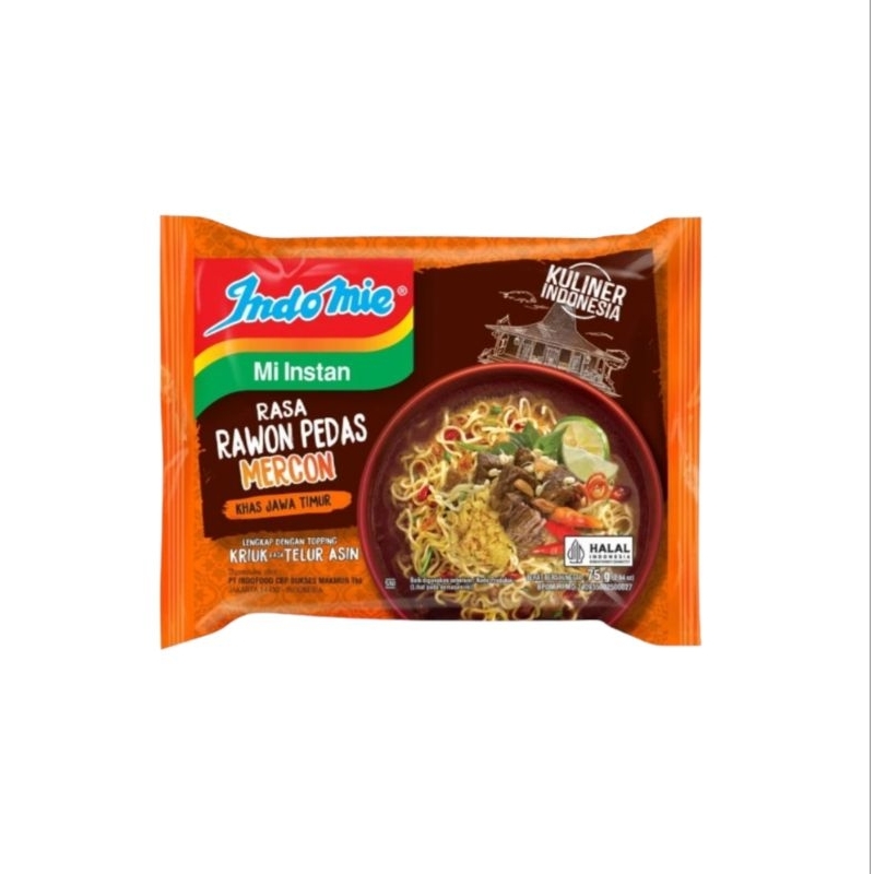 

Indomie Rawon Pedas Mercon 75g