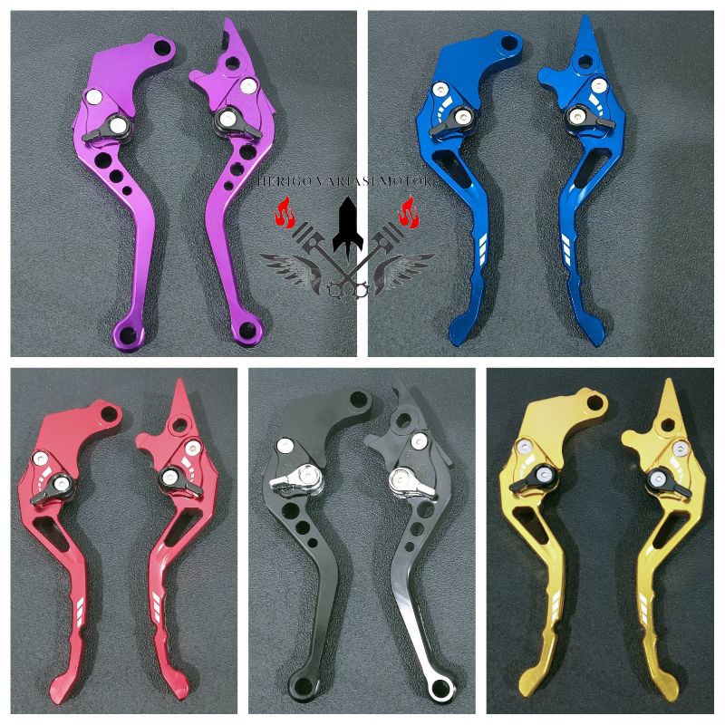handle rem tuas rem full cnc satria fu tiger cb150 cb150r mega pro