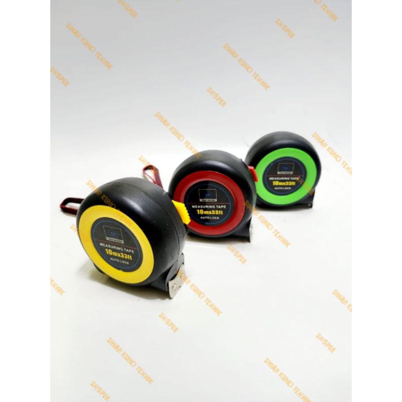 Meteran Bulat Krek Auto Lock 10 mtr - Measuring Tape Auto Stop 10M RR