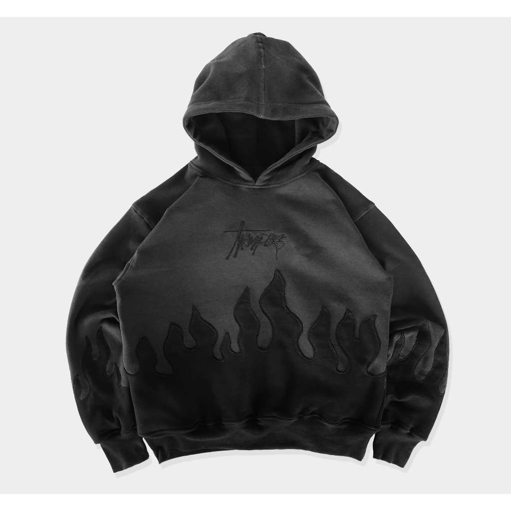 REWORKED HOODIE - DARK FLAMES