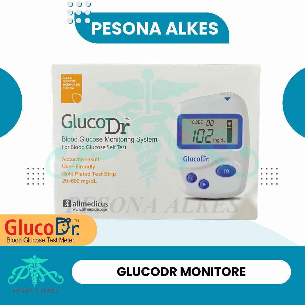 Alat Ukur Cek Gula Darah Glucodr gluco dr Test Strip Code 8 AGM 2100/ ALAT GLUCODR