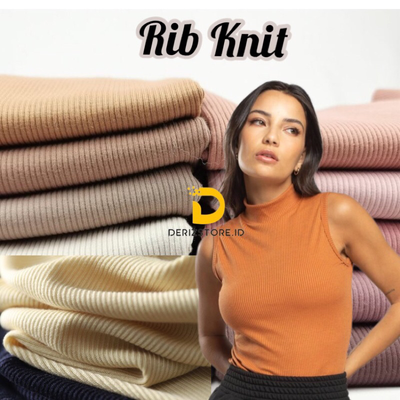 KAIN RIB KNIT | BAHAN KAIN RIB KNIT PER 1 KG