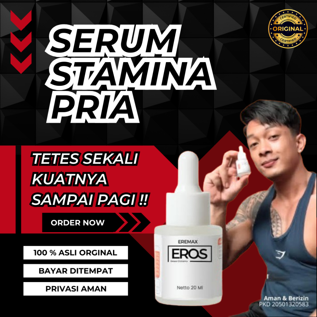 MURAH Dewa Cintamu Eremax Eros Serum Asli Kuat Tahan Lama Obat Tetes Pria | Eros Eremax Asli Pria ( 