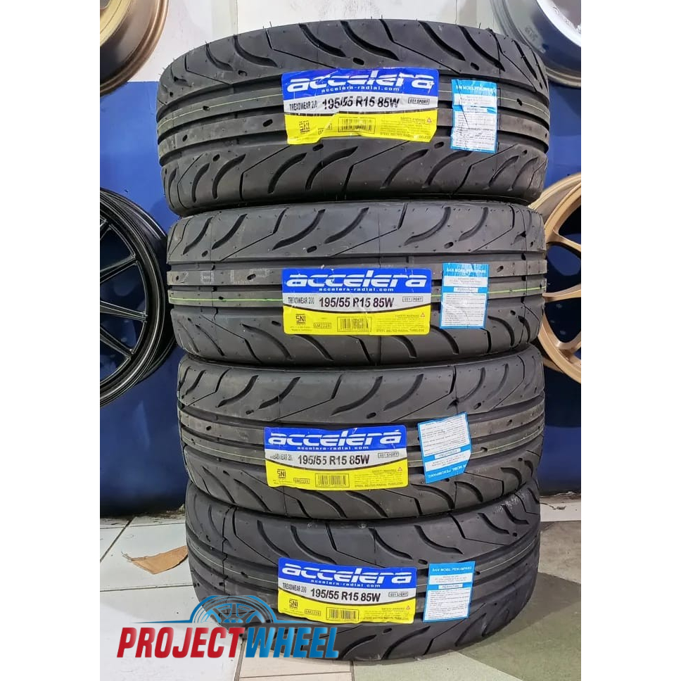 BAN MOBIL SEMI SLICK ACCELERA 651 195 55 R15 BAN MOBIL TUBELESS