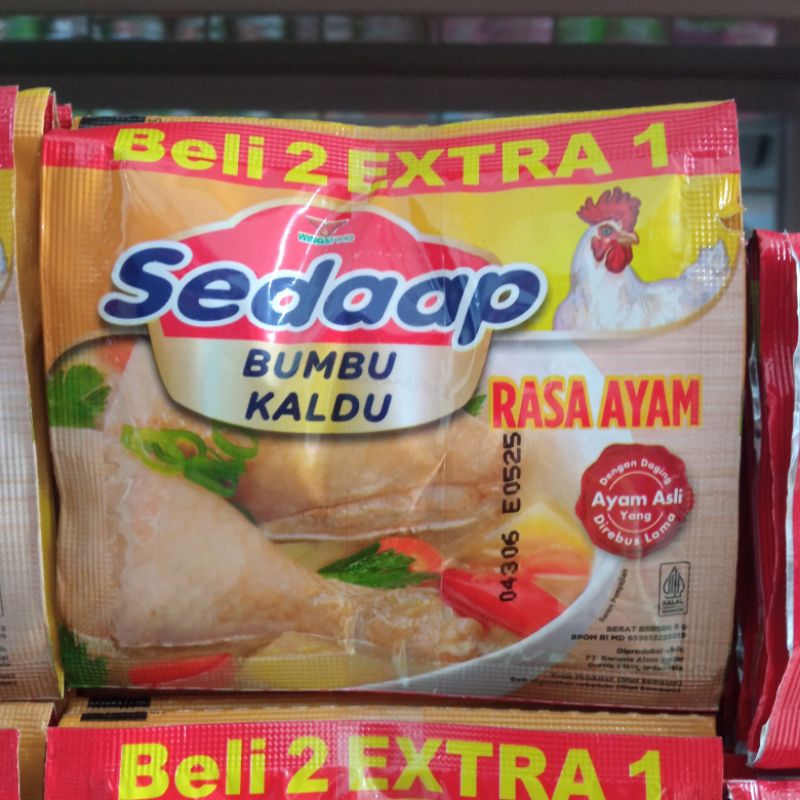 

Sedaap bumbu kaldu rasa ayam renceng