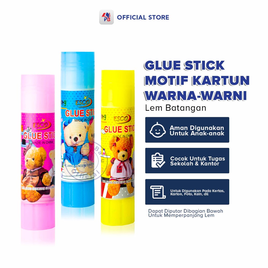 

Lem Batangan Montana Motif Karakter Warna Warni / PB EDUKASI ANAK - PBNB