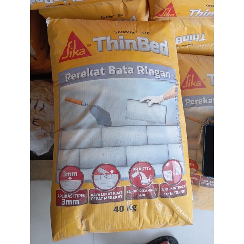 SikaMur-130 Thinbed @40KG PEREKAT BATA RINGAN (semen)