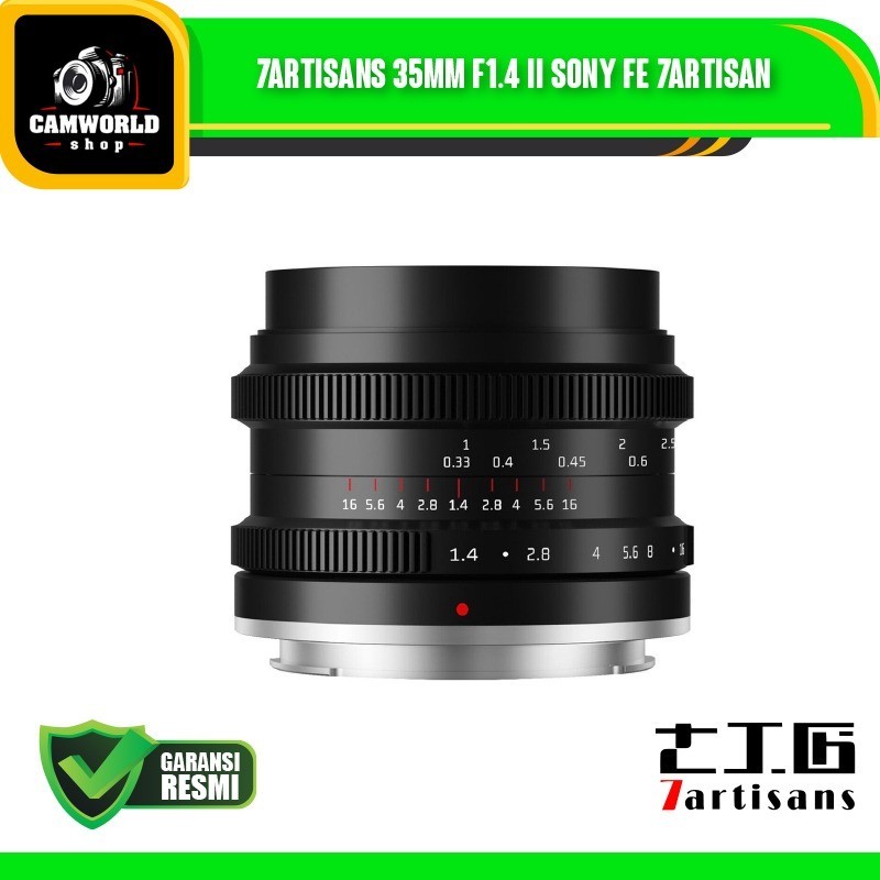 7Artisans 35mm f1.4 II Sony FE 7Artisan 35 mm f/1.4 II for Sony Full Frame