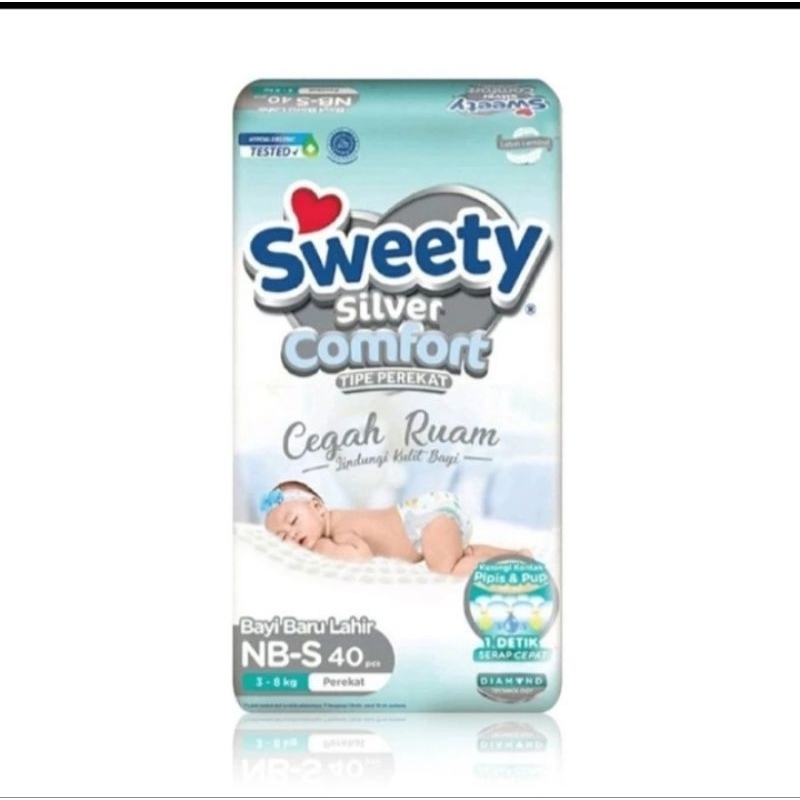 sweety silver ukuran NB-S