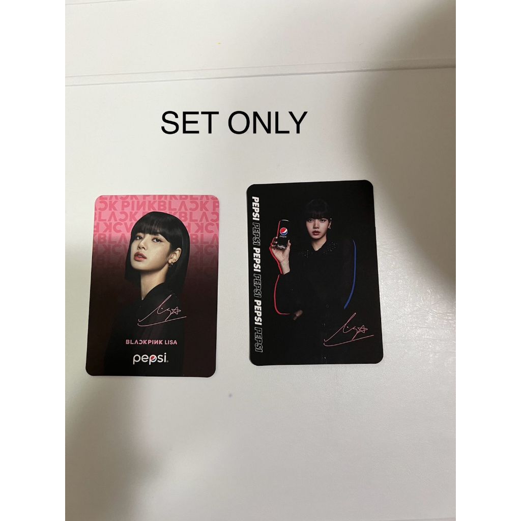 BLACKPINK LISA PHOTOCARD PC OFFICIAL