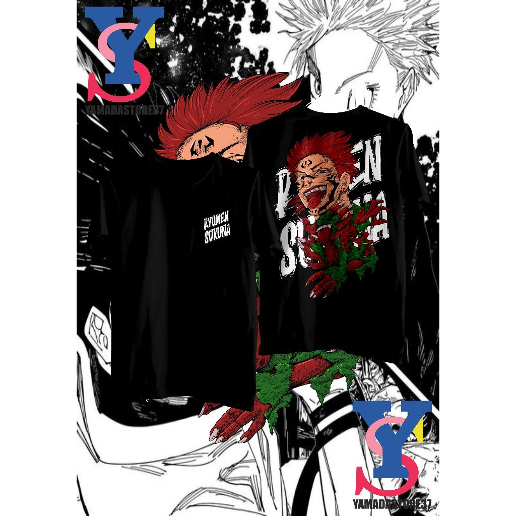 KAOS ANIME JUJUTSU KAISEN SUKUNA