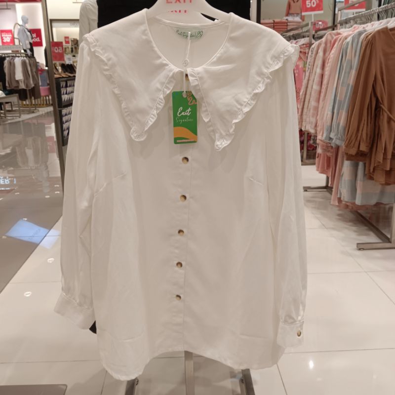 EXIT kemeja blouse wanita lembut nyaman original matahari