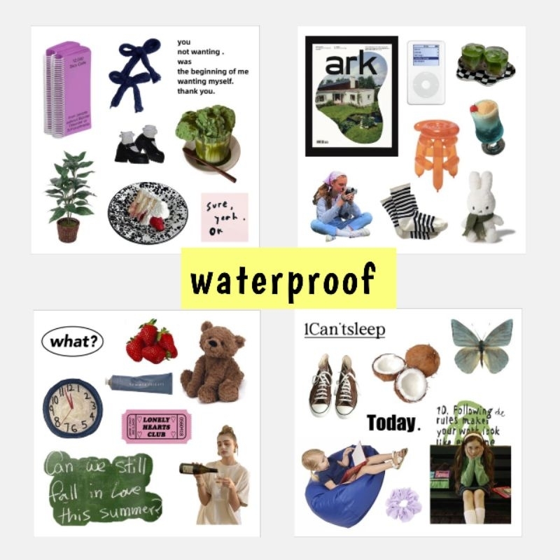 

sticker aesthetic / sticker cute / sticker y2k / sticker deco / sticker decoration / sticker journaling / sticker journal / sticker cute
