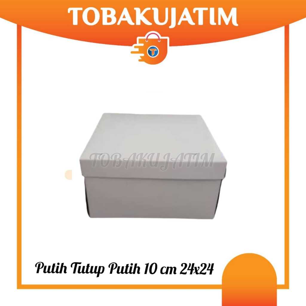 

DUS PUTIH TUTUP PUTIH 10 CM - 100 PCS