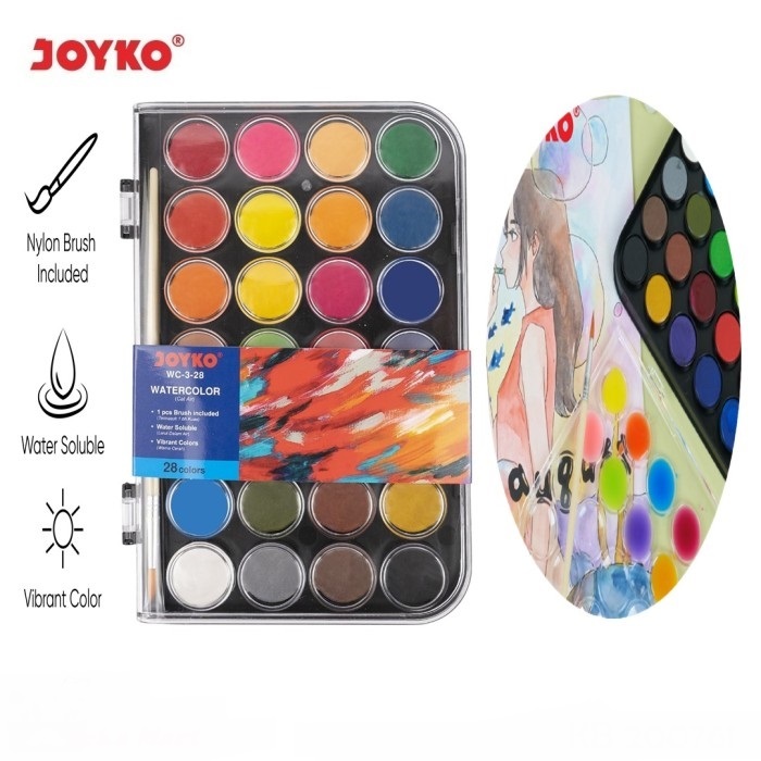 

Water color / Cat Air Joyko WC-3- 28 warna