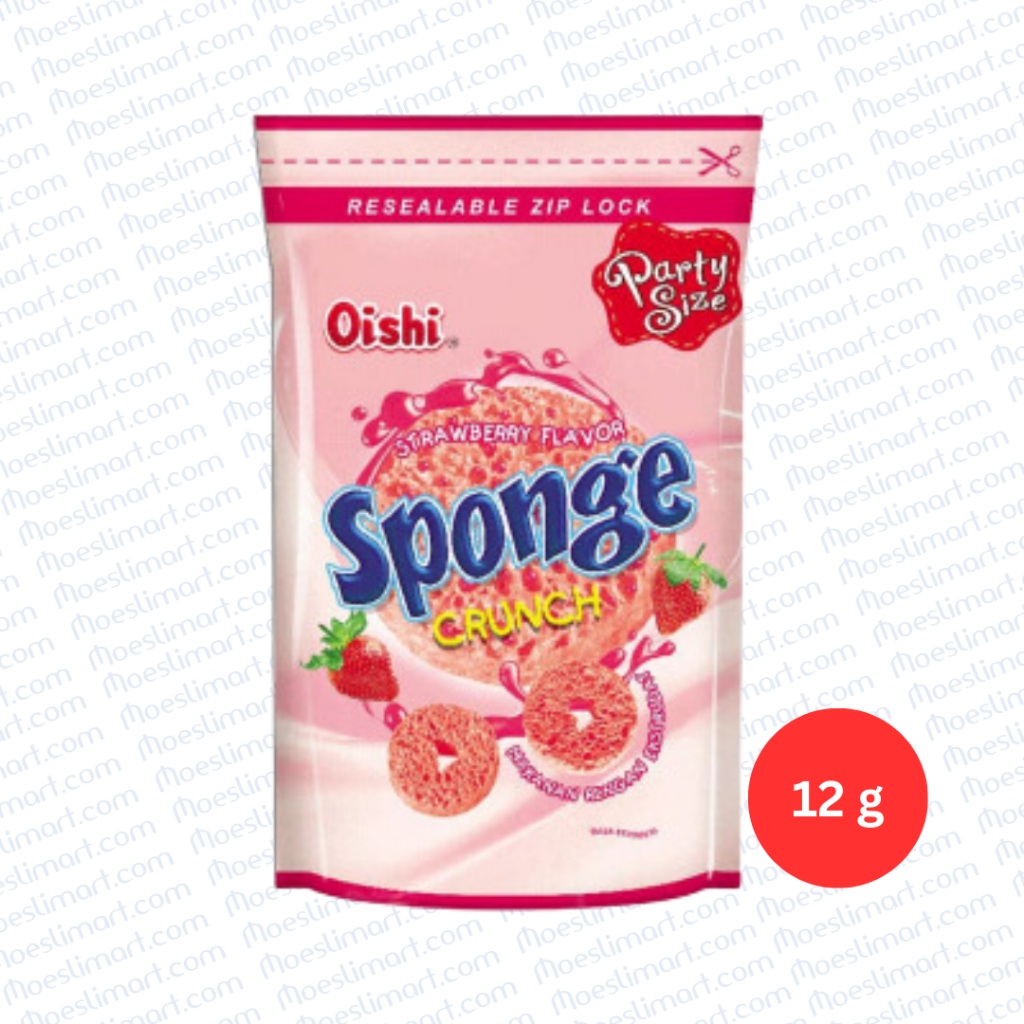 

Oishi Sponge Crunch Stroberi 100 g