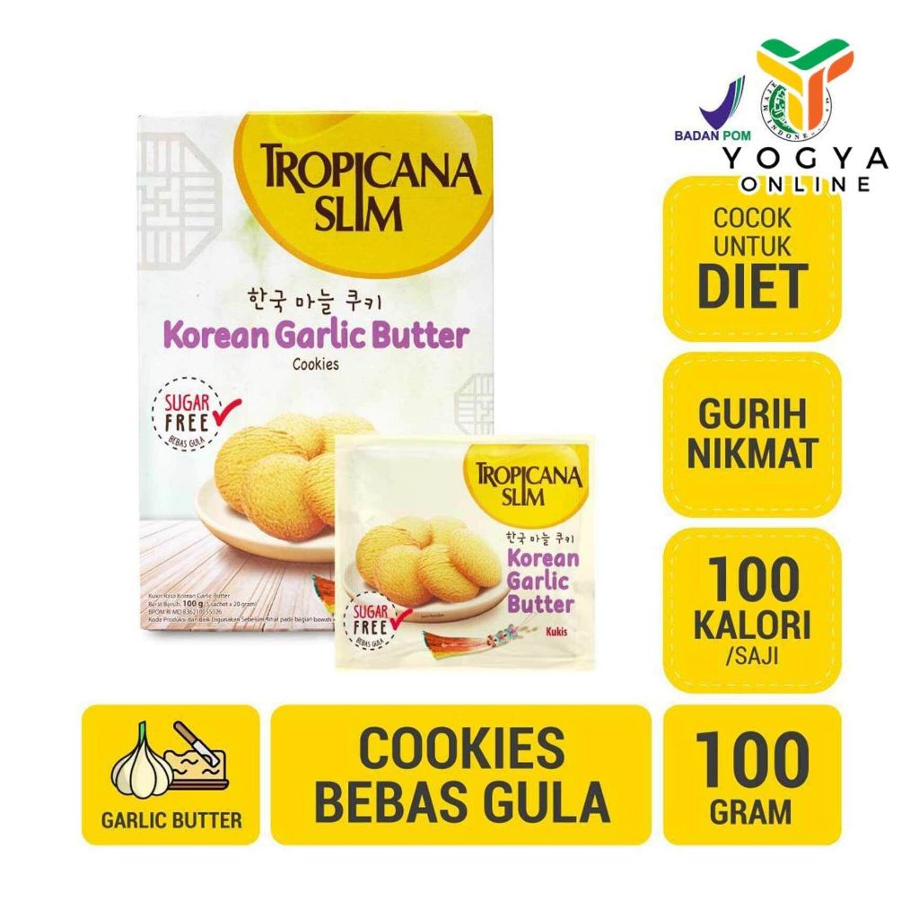 

Tropicana Slim Korean Garlic Butter Cookies 20 G