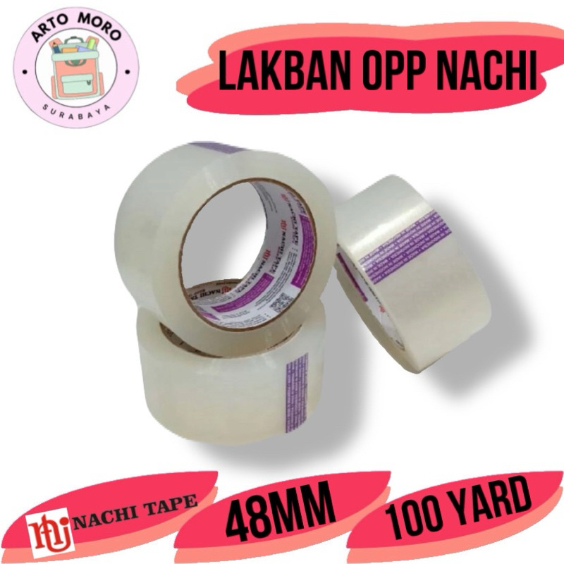 

LAKBAN OPP NACHI 48MM 100 YARD READY STOCK SURABAYA
