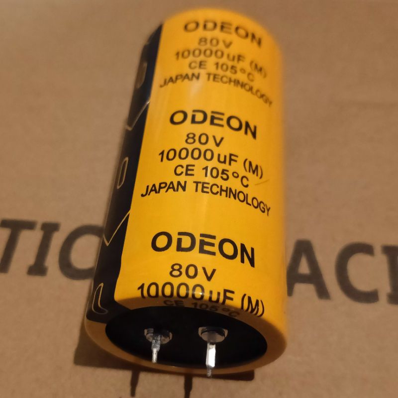 Elco 10000uf 80v Odeon Elco Odeon 10000uf 80V Real Capacity