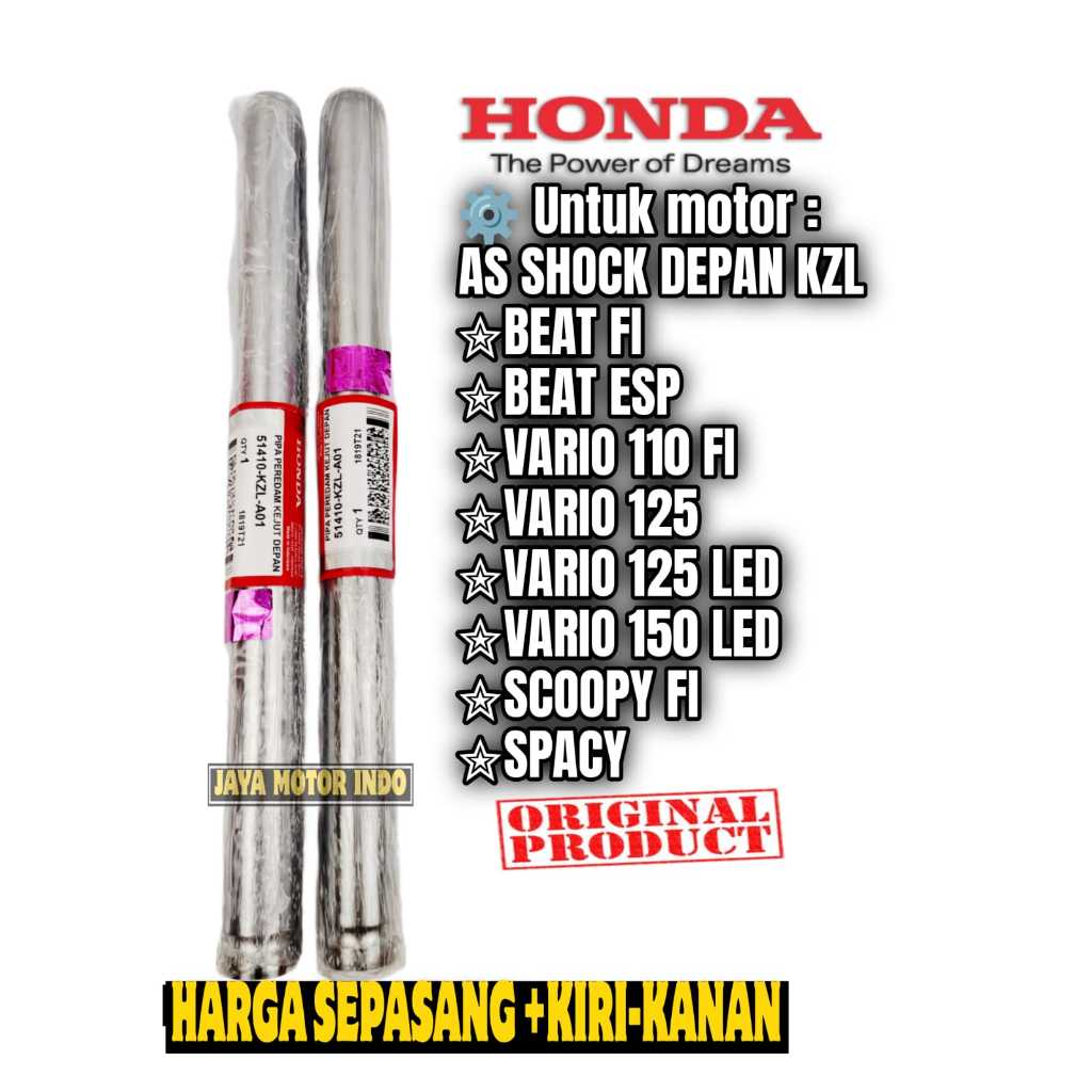 AS SHOCK DEPAN KZL ASLI HONDA BEAT,SCOOPY,VARIO125,VARIO 125 LED,VARIO 150 LED