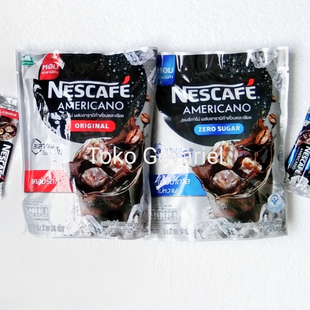 

Nescafe Americano Original & Zero Sugar