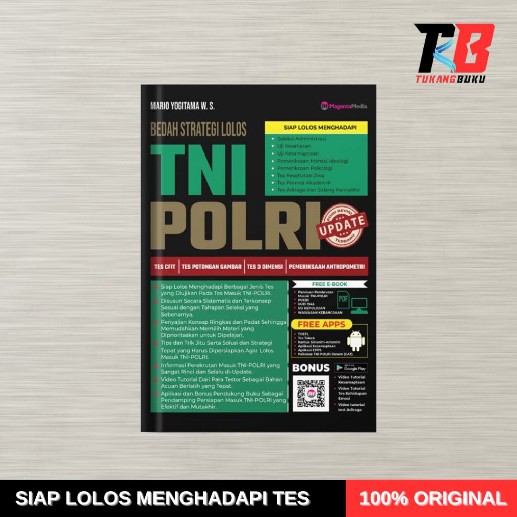 BUKU TES TNI POLRI - BEDAH STRATEGI LOLOS TNI POLRI