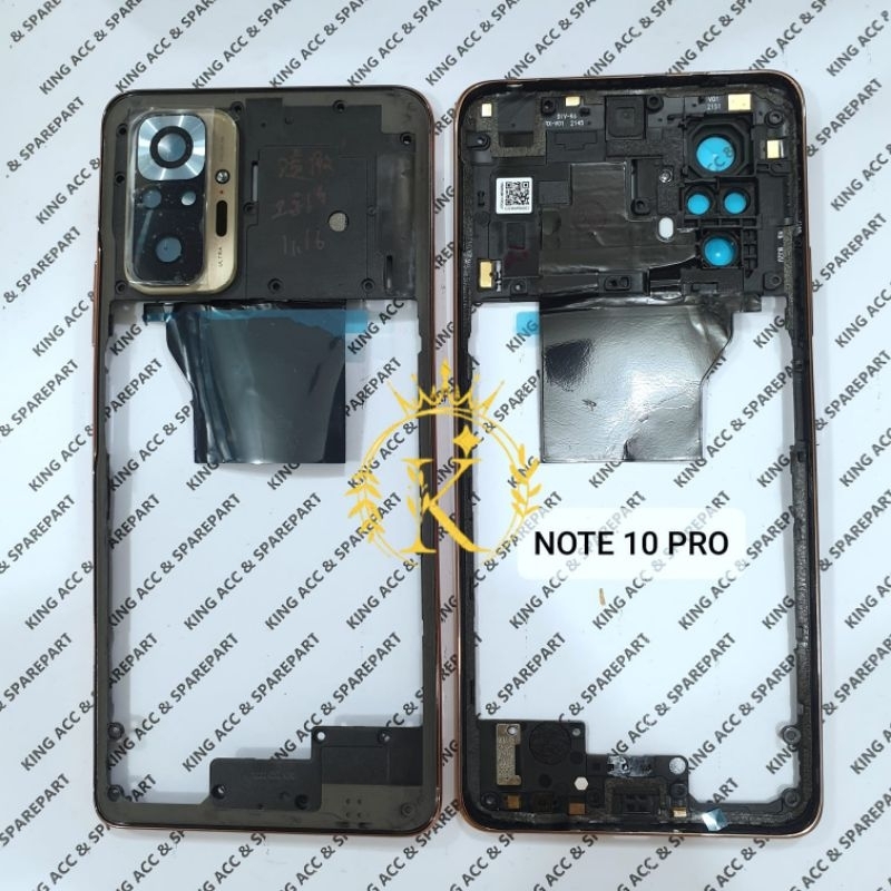 BAZEL CASING XIAOMI REDMI NOTE 10 PRO TULANG CASING BELAKANG RANGKA CASING BELAKANG