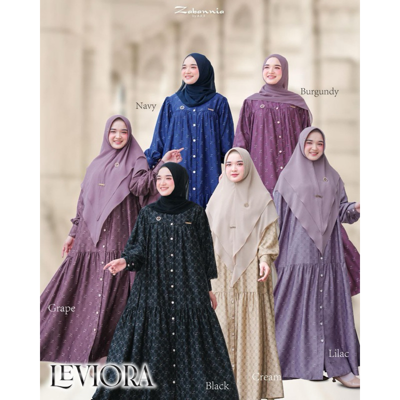 (FREESTOK) LEVIORA DRESS ONLY BY ZABBANIA