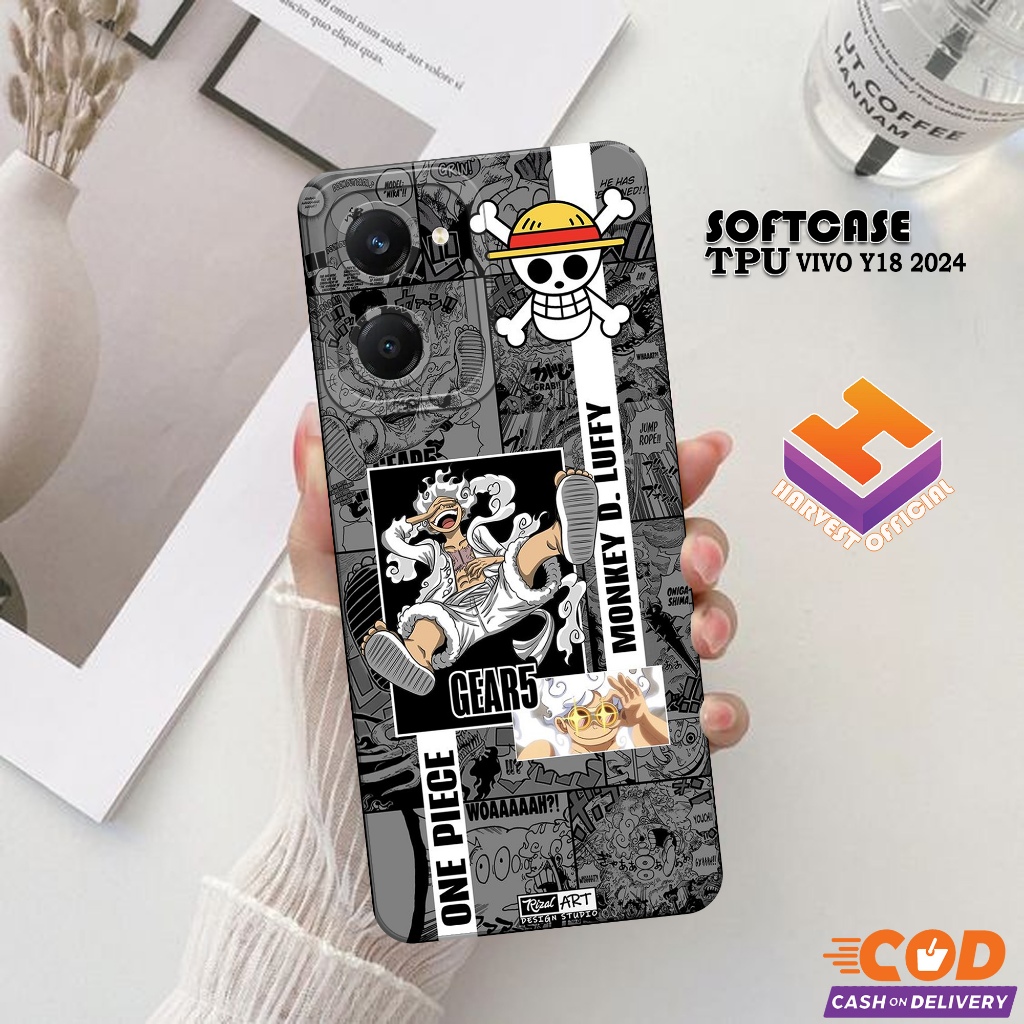 Case Hp VIVO Y18 2024 - Soft Pro Camera - Softcase VIVO Y18 2024 - Casing VIVO Y18 2024 - Kesing VIV