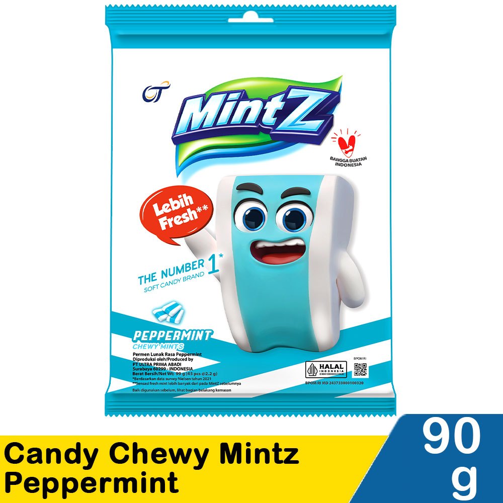 

Mintz Candy Chewy Mints Peppermint 90 gram