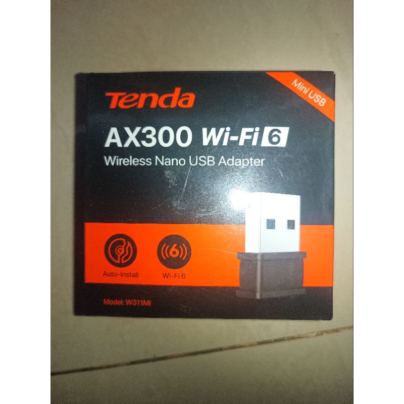 Tenda Ax 300 wifi 6 USB wifi untuk laptop dan komputer
